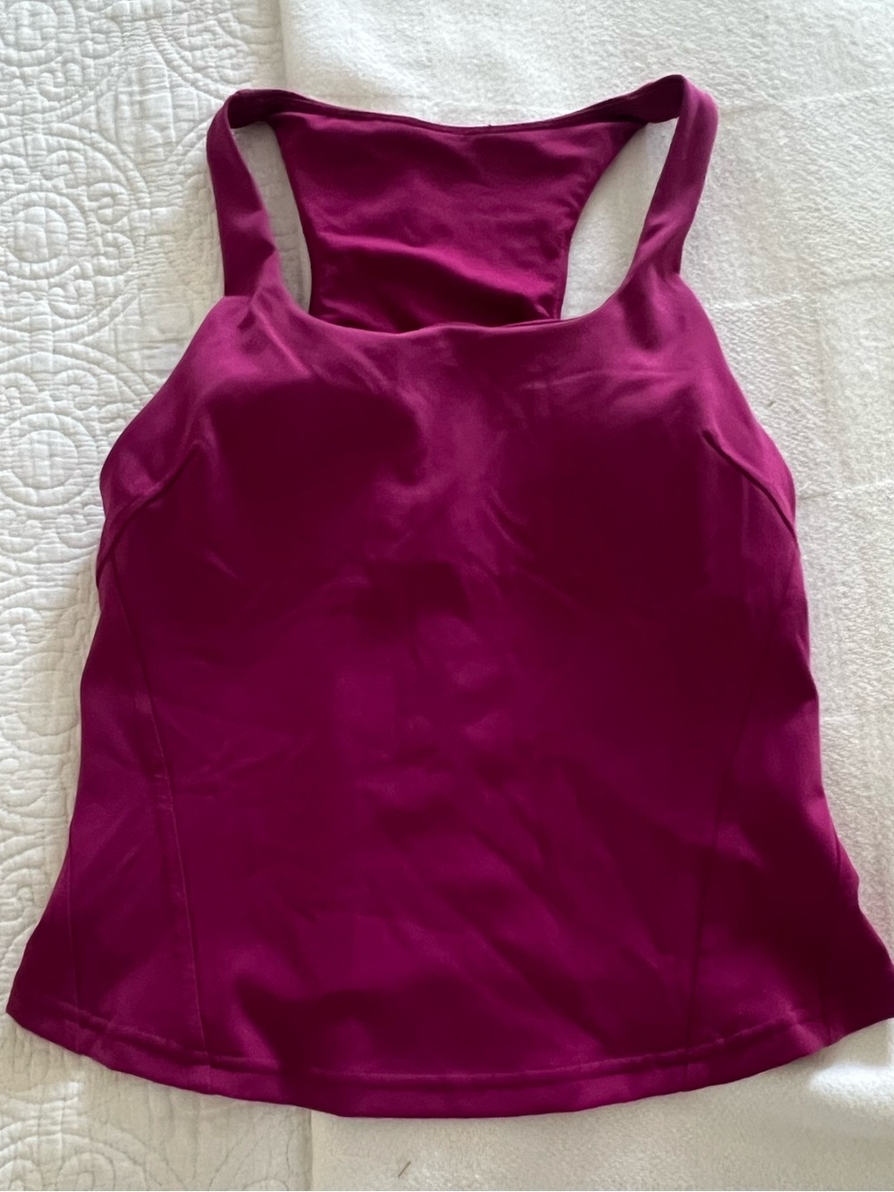 lululemon athletica Racerback Tank — Deep Magenta